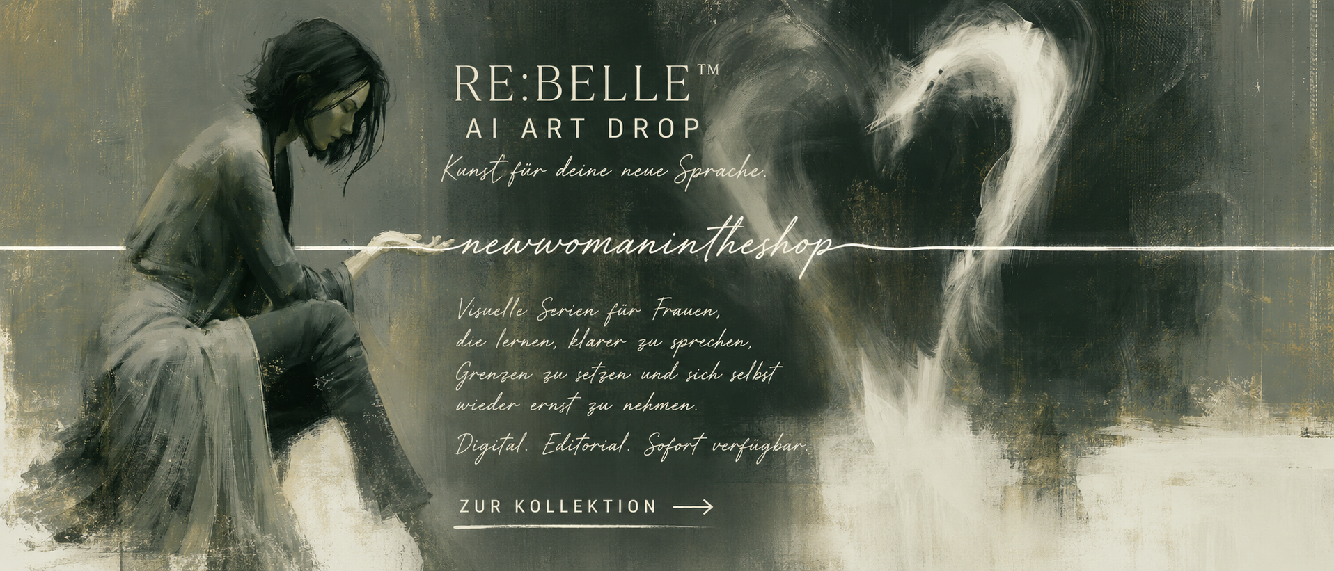 RE:BELLE AI Art Drop – Kunst für deine neue Sprache – digitale Poster und Kunstserien für Frauen