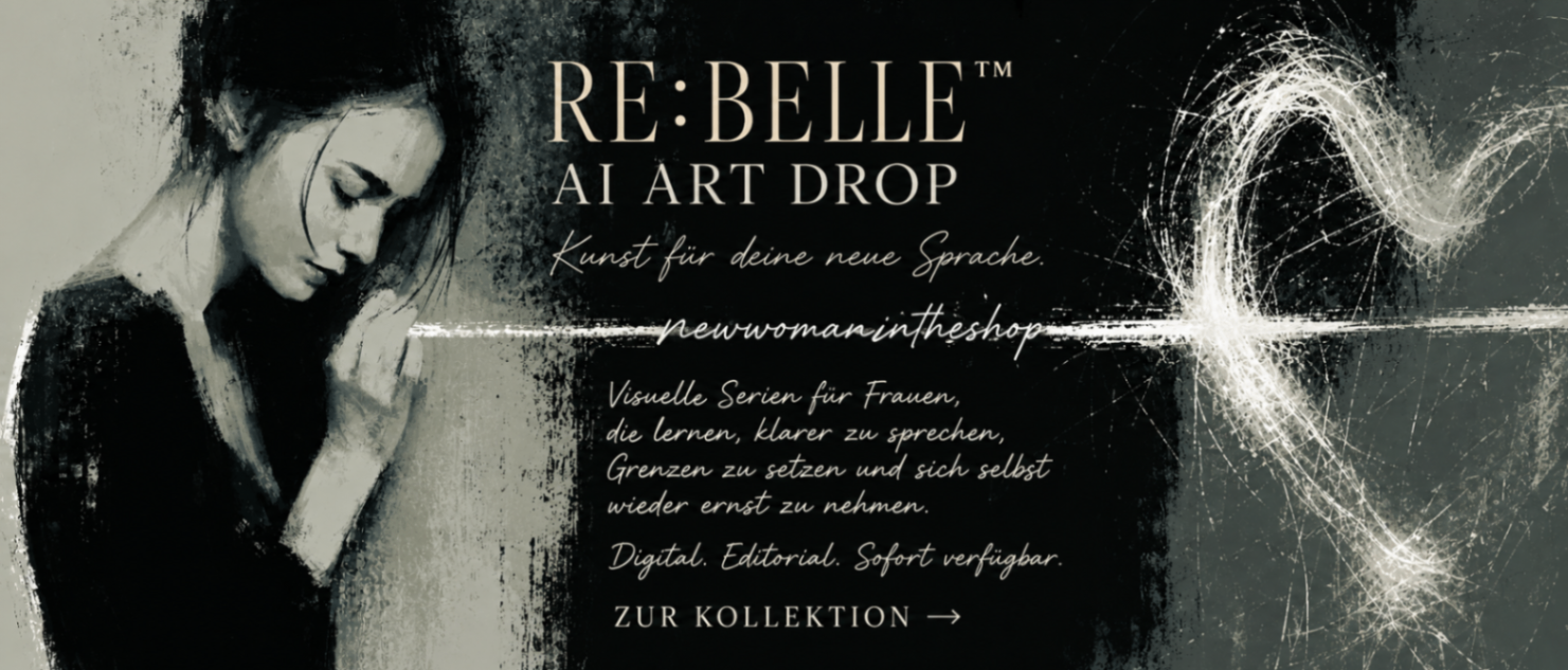 RE:BELLE AI Art Drop – Kunst für deine neue Sprache – digitale Poster und Kunstserien für Frauen
